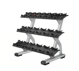 Precor – 3 Tier, 10 Pair Dumbbell Rack